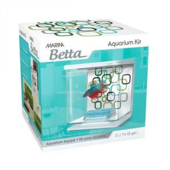 Marina Beta Başlangıç Seti Kare Desenli Kum, Kondisyoner, Yem Dahil - 2