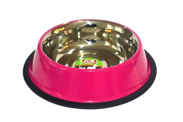 Flip KE 2000DS Çift Renkli Çelik Mama Kabı 20 cm