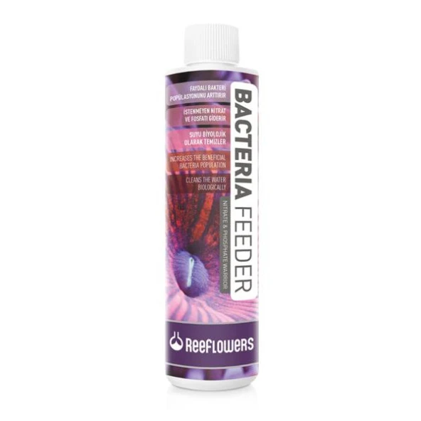 Reeflowers Bacteria Feeder 250 ml Skt:07/2027 Bakteri başlangıcı