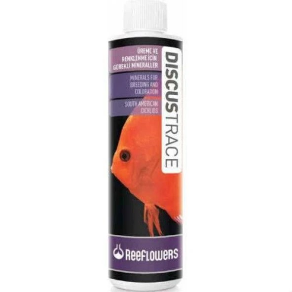 Reeflowers Discus Trace 250 ml Üreme ve Renklenme için Gerekli Mineraller  SKT:09/2026