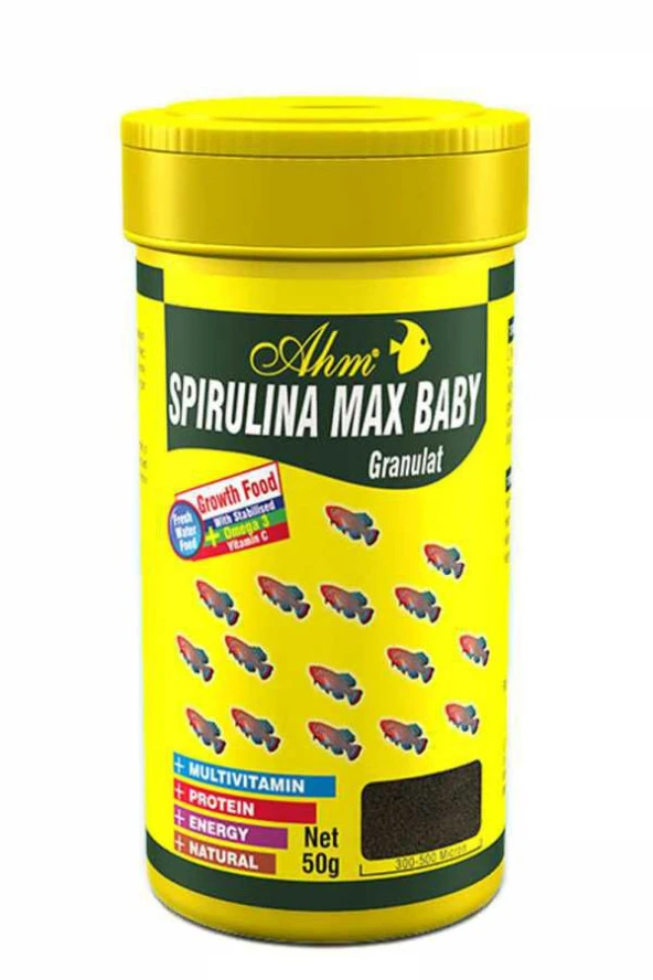 Ahm Spirulina Max Baby Granulat 100 ml Skt:12/2025