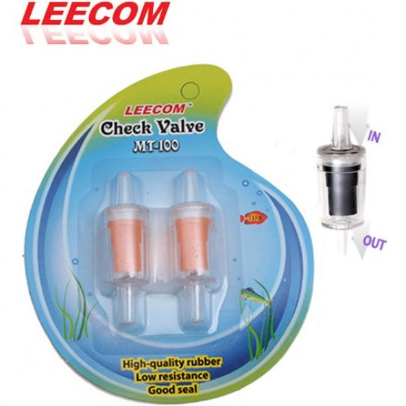 LEECOM CHECK VALVE İKİLİ - AMBALAJLI