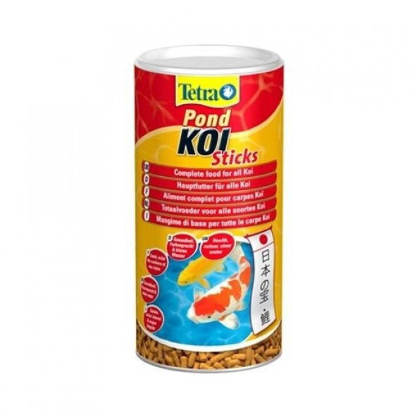 Tetra Pond Koi Sticks 1 Lt 140 gr Skt: 03/2024 Orjinal Ambalajında