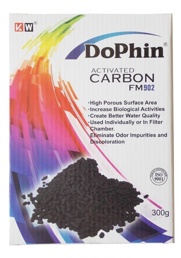 Dophin Aktif Karbon Carbon Kömür 300 gr Akvaryum Dış Filtre Malzemesi