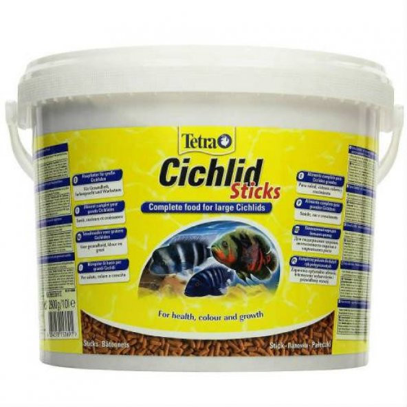 Tetra Cichlid Sticks 100 gr Balık Yemi SKT:10/2025 Kovadan Bölme Yem ( Anadolu Pet Ürünüdür )