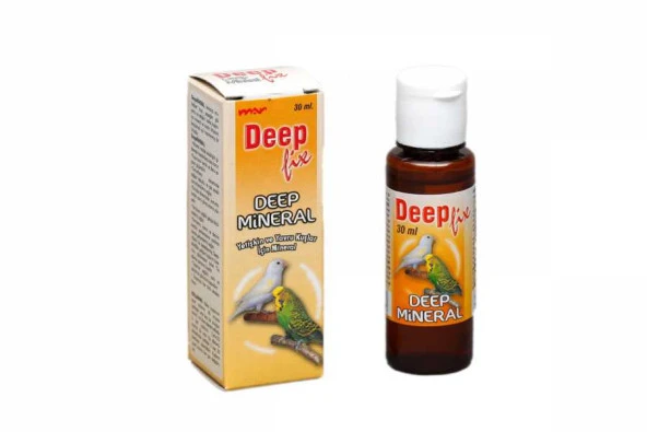 Deep Mineral 30ml Kuş Mineral Takviyesi Skt: 04/2027 - 2