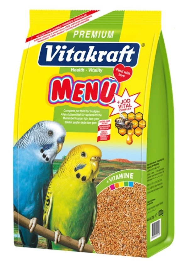 Vitakraft Menü Muhabbet Yemi 1000 gr Skt: 05/2026