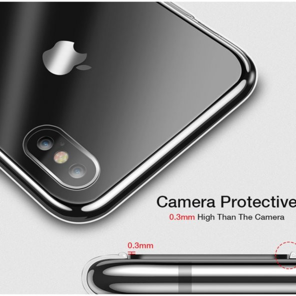 Xiaomi Mi A2 Lite Şeffaf İnce Slim Fit Kaliteli Kılıf + Cam - 11