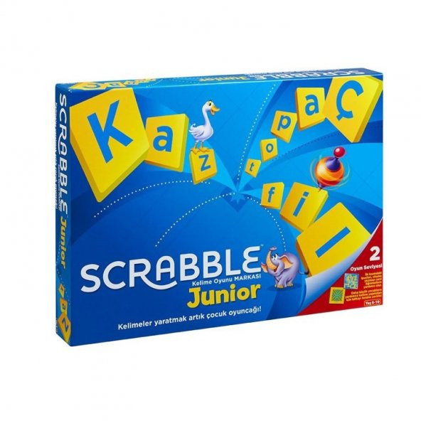 Mattel Scrabble Junior Kutu Oyunu
