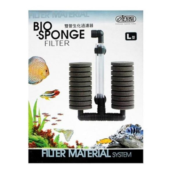 Ista Bio Sponge Çiftli Pipo Üretim Filtresi L