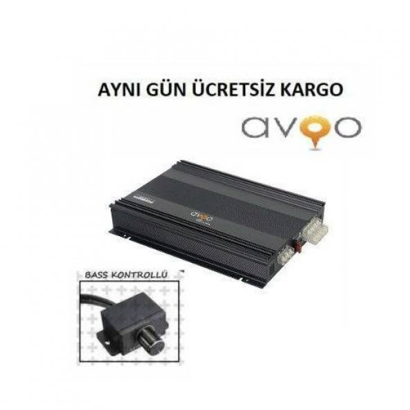 Avgo AMP 500.1 Mono Bass Anfisi 2 Kanal 1500 W amfi
