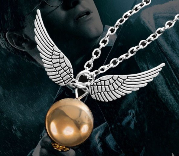 Harry Potter Gümüş Renk Altın Kuş Kolye