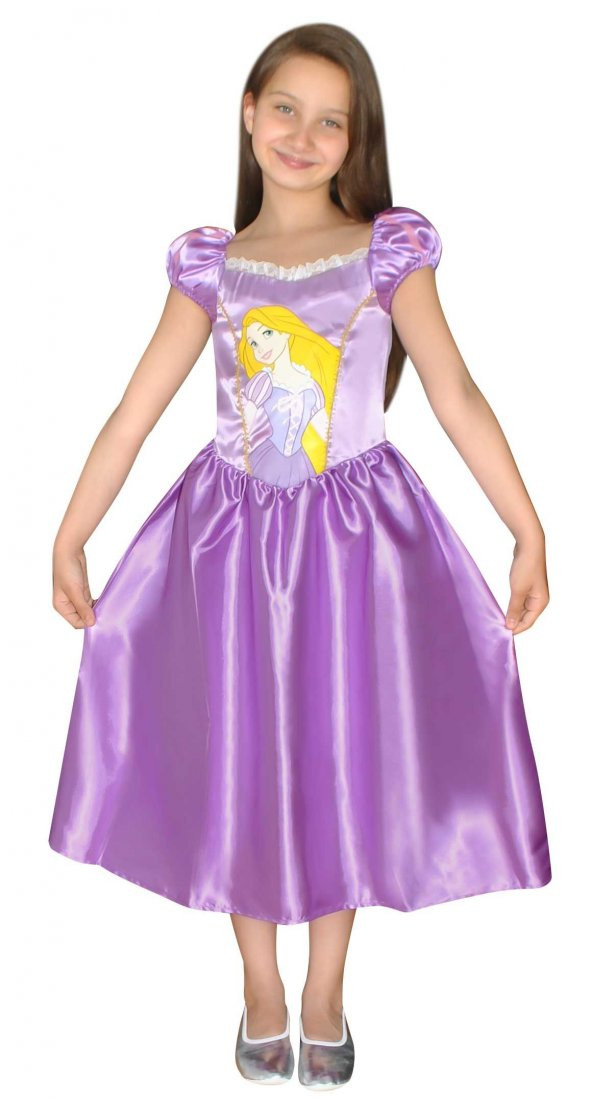 Disney Rapunzel Kostüm 7-9 Yaş