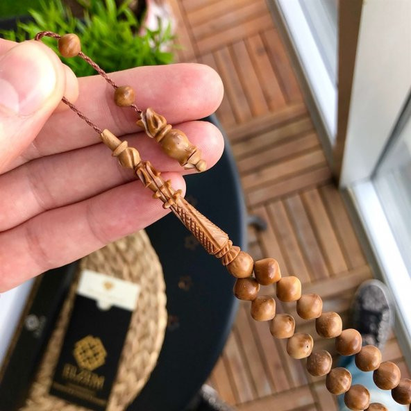 Elzem Tesbih Bilek Boy Oyma İmameli Sistemli Kuka Tesbih