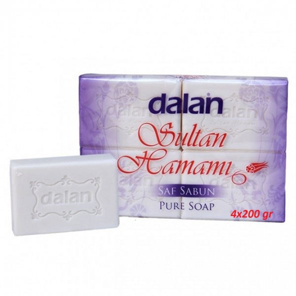 Dalan Sultan Hamamı Klasik Saf Sabun 800 gr(4x200gr)
