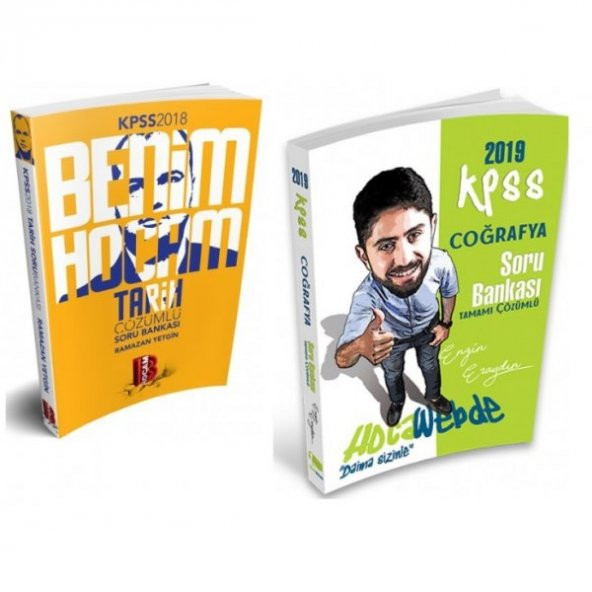 KPSS Tarih Coğrafya Soru İkilisi Ramazan Yetgin Engin Eraydın Benim Hocam - Hoca Webde Yayınları - 1