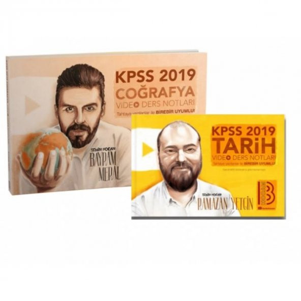 2019 KPSS Coğrafya Tarih Video Ders İkilisi Ramazan Yetgin Bayram Meral Benim Hocam Yayınları