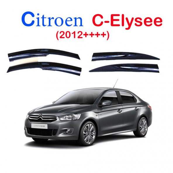 Citroen C-Elysee (2012 +++) Cam Rüzgarlığı Oluklu Tip (Tam Set) M