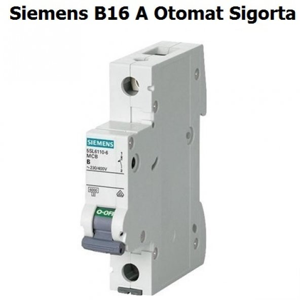 Siemens B16 Amper Otomat Sigorta