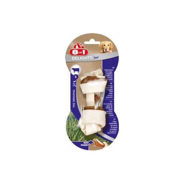 8 in 1 Beef Delight Bones S Köpek Ödül Kemiği Skt: 01/2027 ürün görseli
