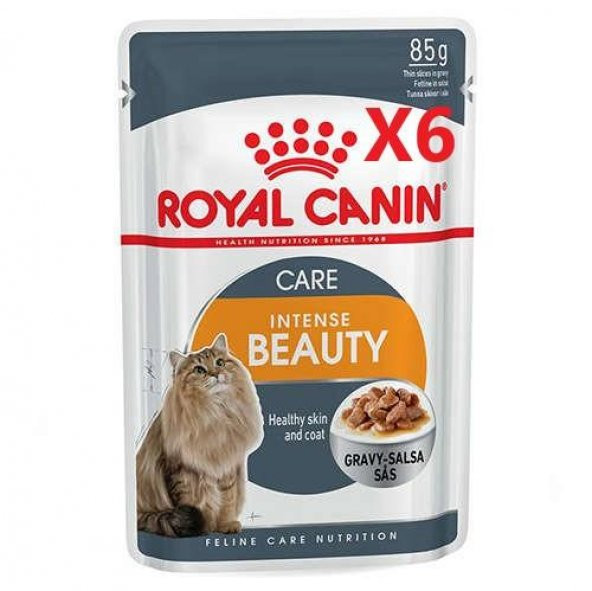 Royal Canin Intense Beauty Kedi Maması 85 gr (6 lı) SKT:07/20