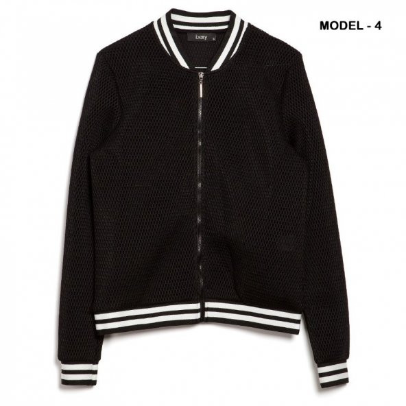 Bexy - Kaplamalı Kadın Bomber Ceket – 2 Model ve Renk Seçeneğiyle - 4