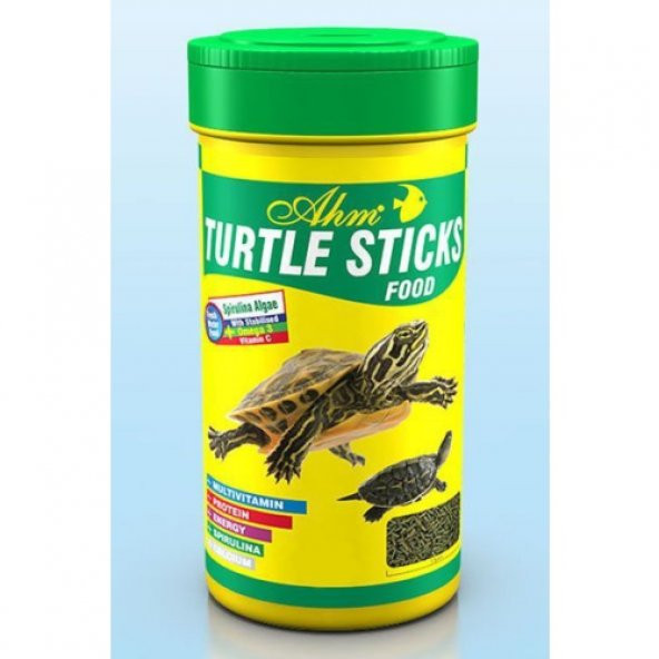 Ahm Turtle Sticks Green Food 250 ml Skt:11/2025