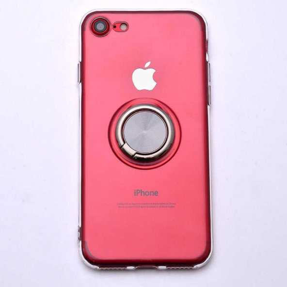Edelfalke Apple iPhone 8 Les Silikon Kılıf Gri