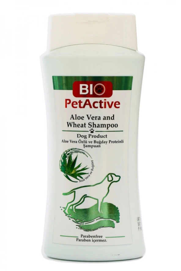 Biopetactive Şampuan Aloe Vera Buğday 400 ml Köpek Şampuanı skt:05/2026