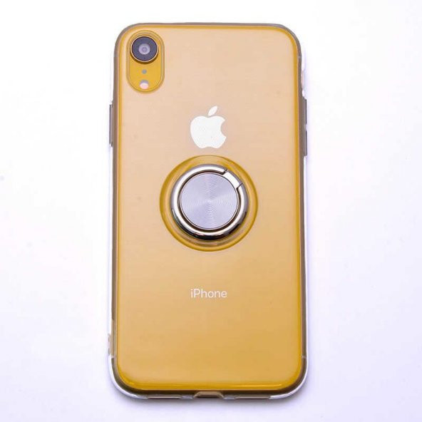 Edelfalke Apple iPhone XR 6.1 Les Silikon Kılıf Gri