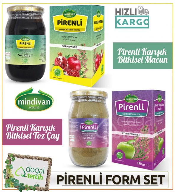 Mindivan Form Set ! Pirenli Form Toz & Nar Ekşili Form Karışım ürün görseli