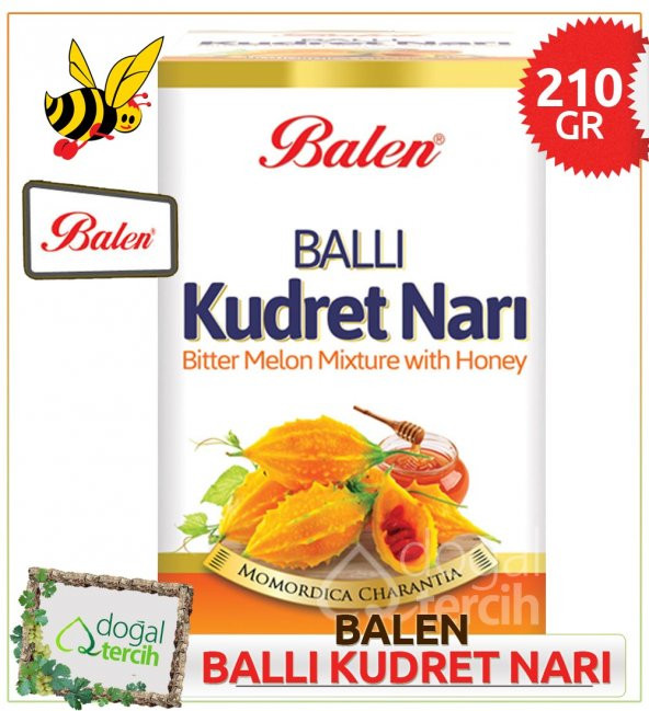 3 x Balen Ballı Kudret Narı 210 gr - 1