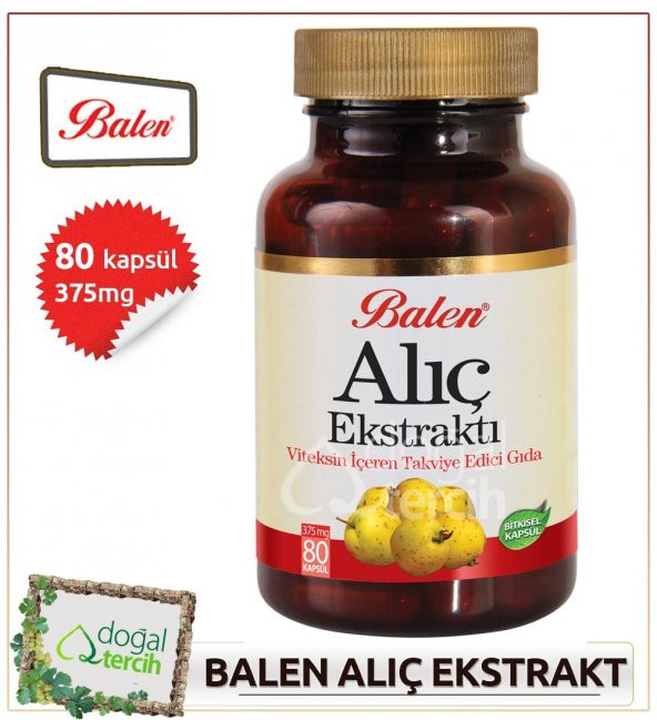 2 Adet x Balen Alıç Ekstraktı 80 Kapsül ürün görseli