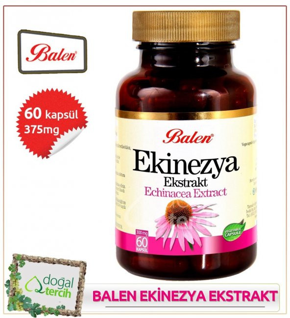 2 Adet x Balen Ekinezya Ekstraktı Kapsül 60 Kapsül - 1