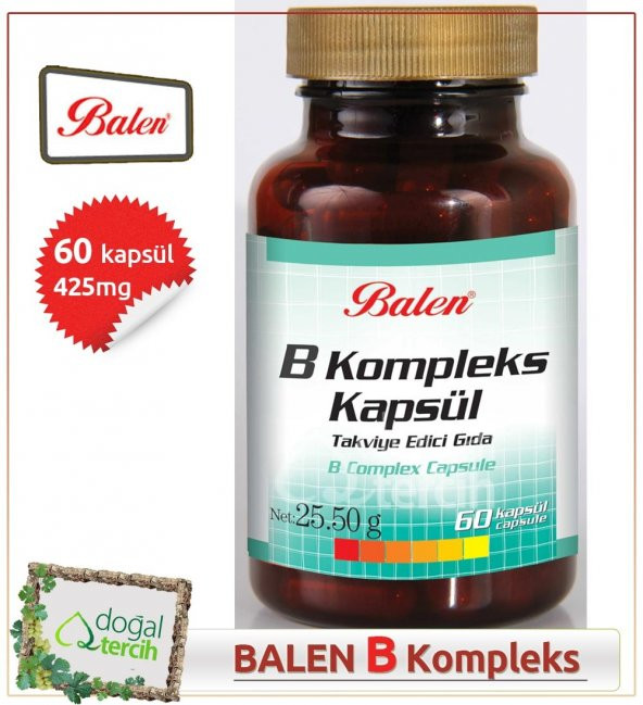 2 Adet x Balen B Kompleks Kapsül ürün görseli
