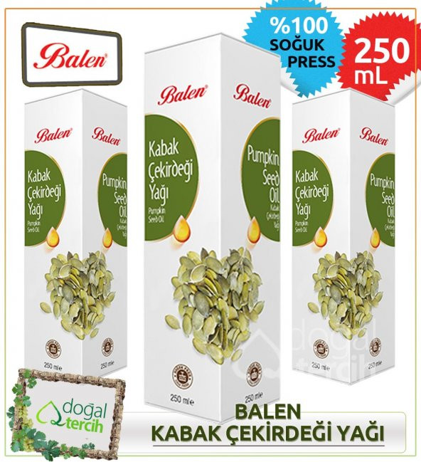 2 Adet x Balen Kabak Çekirdeği Yağı 250 ml - 1