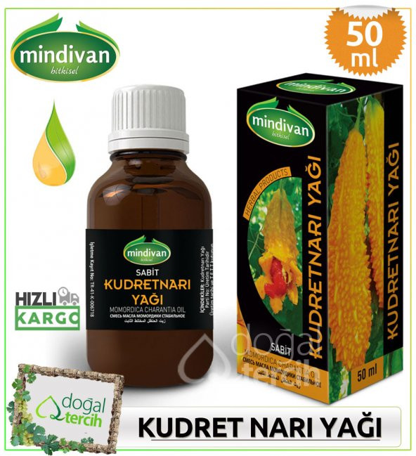 Mindivan Kudret Narı Yağı Sabit 50 ml