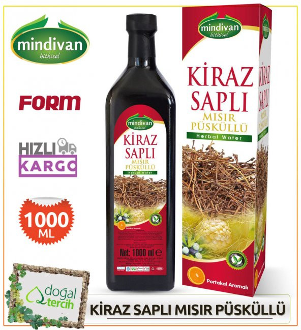 Mindivan Kiraz Saplı Mısır Püsküllü Su (DETOX SUYU )