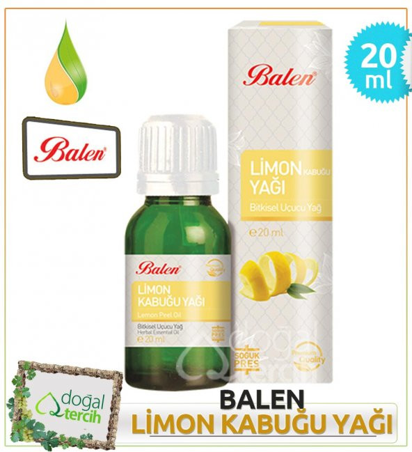 Balen Limon Kabuğu Yağı 20 ml