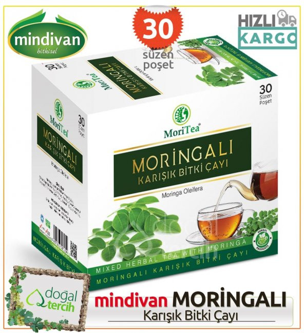 Mindivan Moringalı Karışık Bitki Çayı 30lu ürün görseli