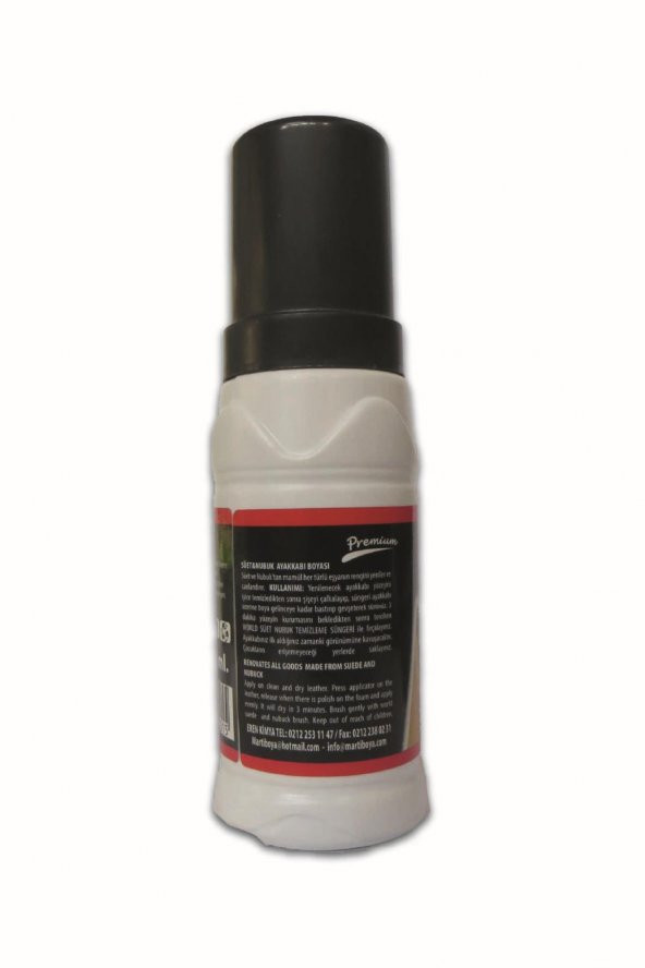 Siyah Renk Süet Nubuk Ayakkabı Ve Çanta Boyası 100ml - 3