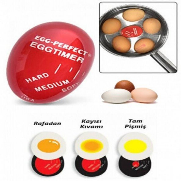 Yumurta Zamanlayıcı Dublör Egg Timer Yumurta Pişirme Zamanlayıcısı - 3