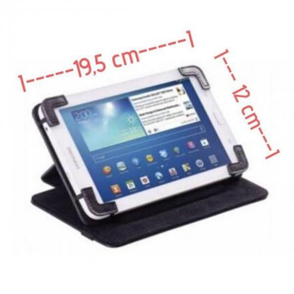 Samsung Galaxy TAB4 7 İNÇ Siyah Tablet Kılıfı - 2
