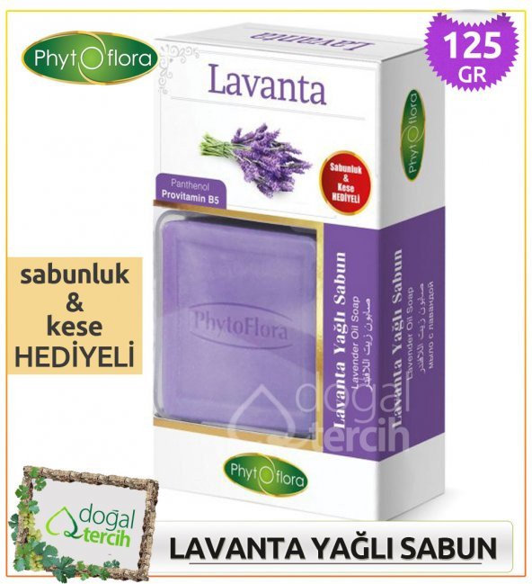 Phytoflora Lavanta Yağlı Sabun (Sabunluk ve Kese Hediyeli!) ürün görseli