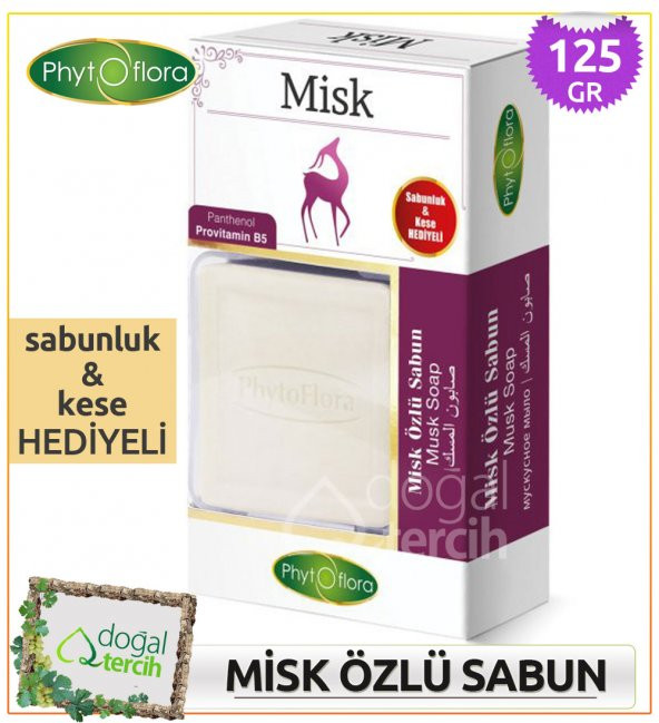 Phytoflora Misk Özlü Sabun (Sabunluk ve Kese Hediyeli!) ürün görseli