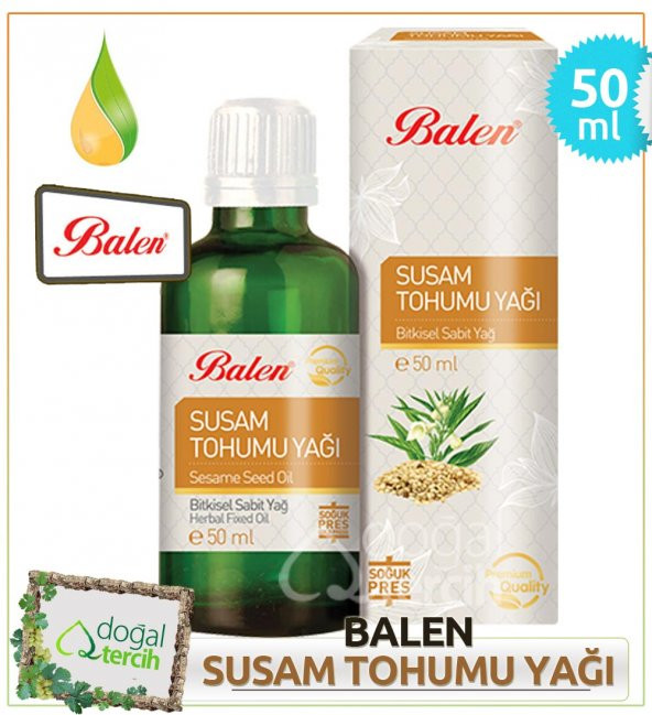 Balen Susam Tohumu Yağı 50 ml