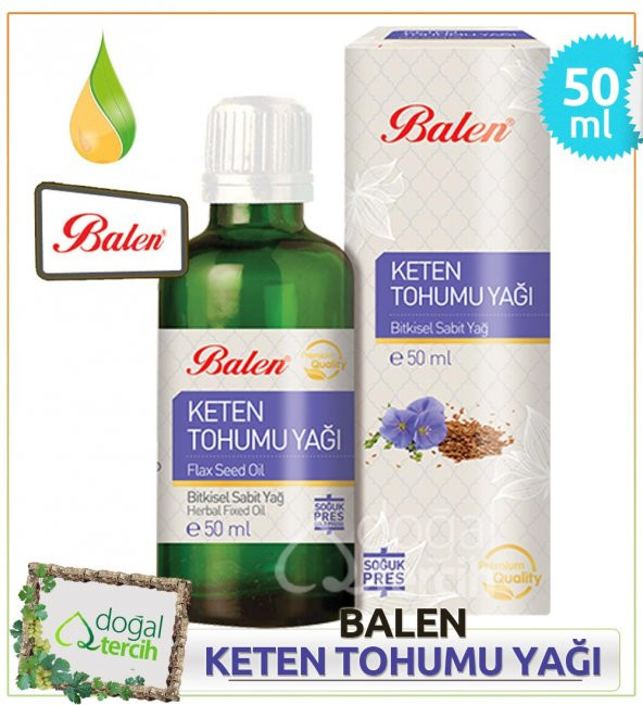 Balen Keten Tohumu Yağı 50 ml