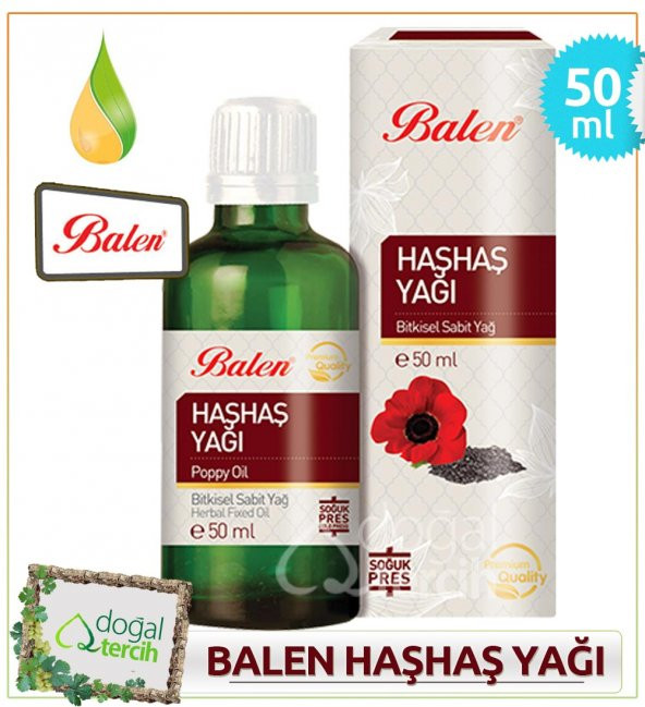 Balen Haşhaş Yağı 50 ml