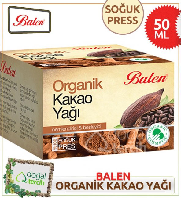 Balen Organik Kakao Yağı 50 ml