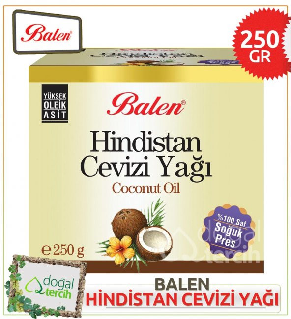 Balen Hindistan Cevizi Yağı 250 gr